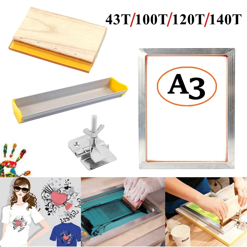 A3 комплект трафаретной печати – обзор и цена Screen Printing Squeegee